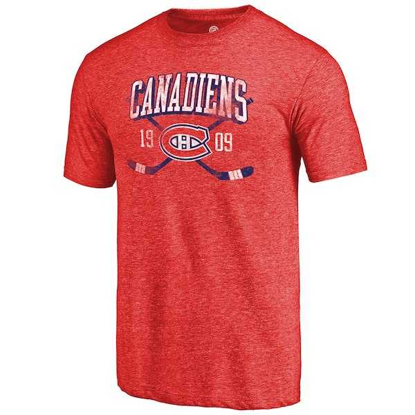 Montreal Canadiens Fanatics Branded Red Vintage Collection Line Shift Tri Blend T-Shirt,We sell and wholesale Montreal Canadiens Fanatics Branded Red Vintage Collection Line Shift Tri Blend T-Shirt on line form chian!